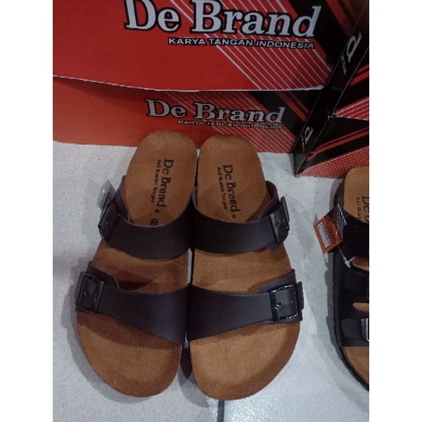 sendal cowok pria dewasa brand de brand original size 38-42