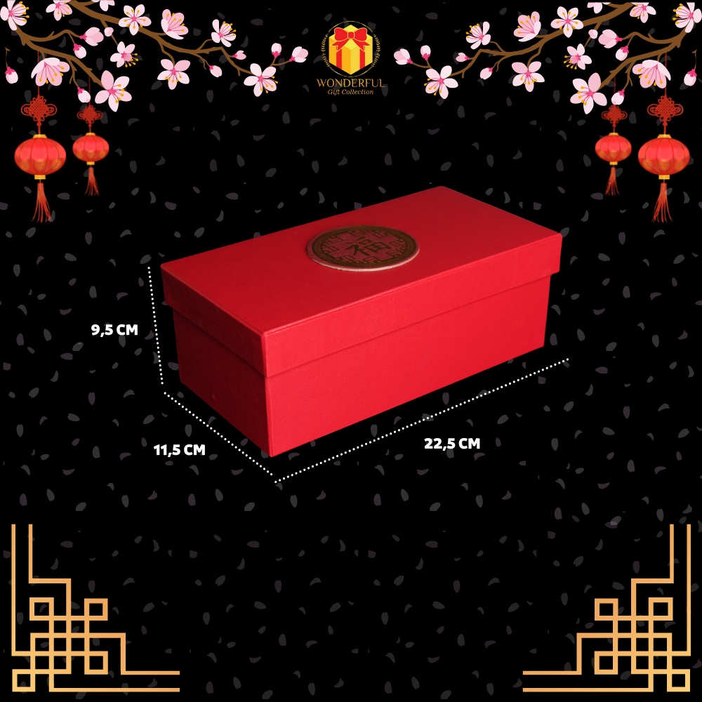 

Hardbox Imlek Logo Fu Bulat Red Premium 22x11x8 WGC-c12