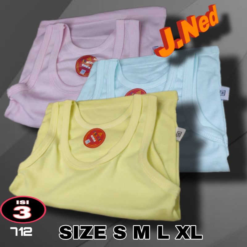 J712T | SINGLET KAOS DALAM ANAK SNI AGREE ST 03 USIA 1 - 7 TH HARGA 3 PCS