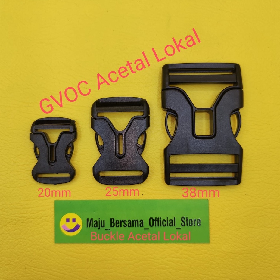 Buckle Acetal Lokal - Kunci Sodok 3 Ukrn ( GVOC ),.B Ransel/Waistbag-SK1