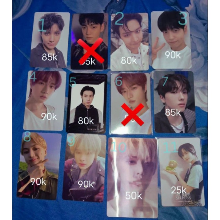 PHOTOCARD PC LENTICULAR JHOPE BTS YEONJUN SOOBIN BEOMGYU TXT HENDERY JISUNG NCT JAY NIKI ENHYPEN OFF