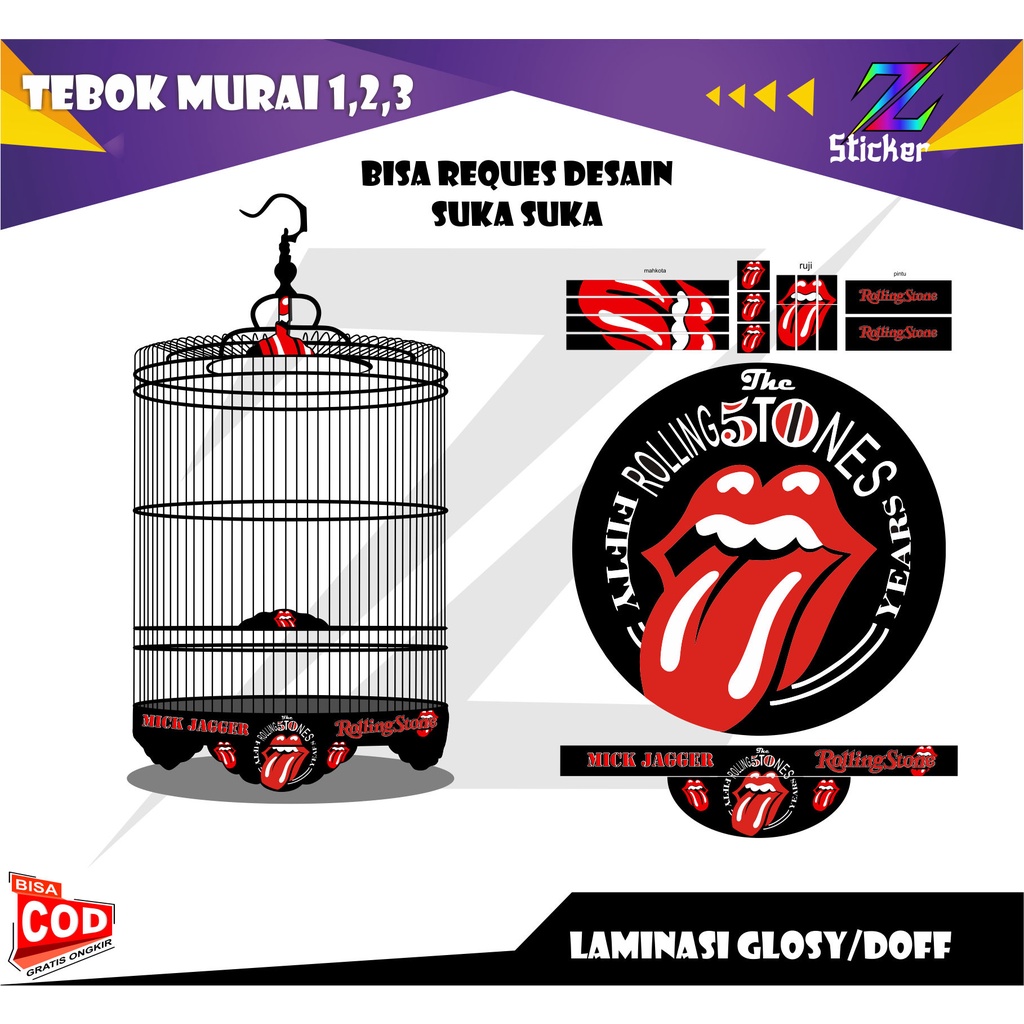 stiker sangkar, sticker sangkar murai, tebok murai ,stiker tebok murai ,sangkar murai, decal sangkar