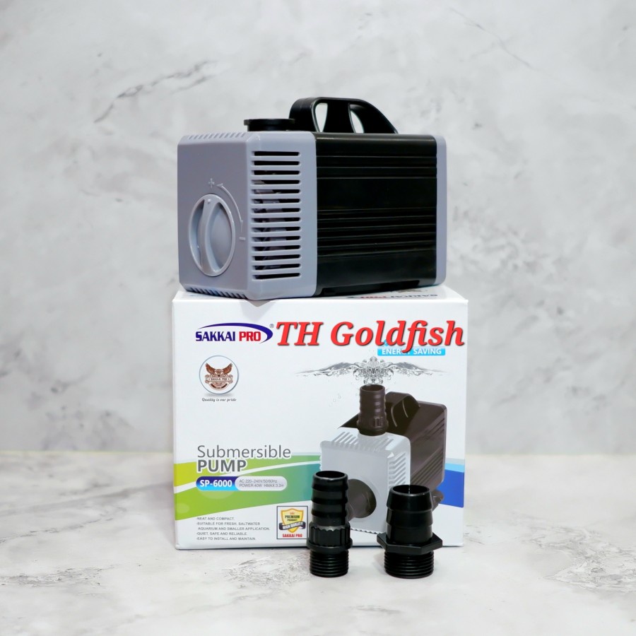 Pompa Sakkai Pro SP-6000, 3.200 Ltr, Aquarium Kolam Sakai