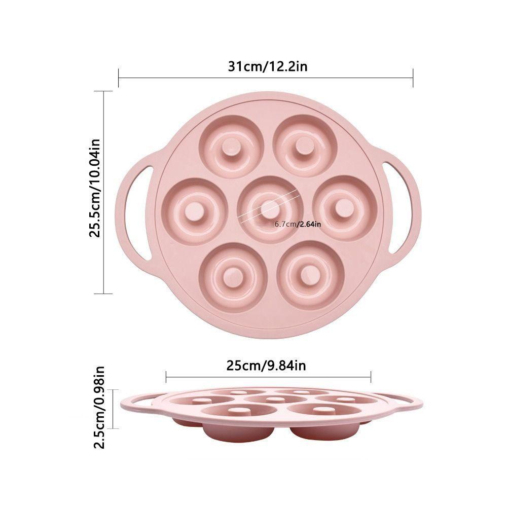 Preva 3D Bentuk Donat Jelly Dome Baking Muffin Cup Coklat Loyang Kue Loyang