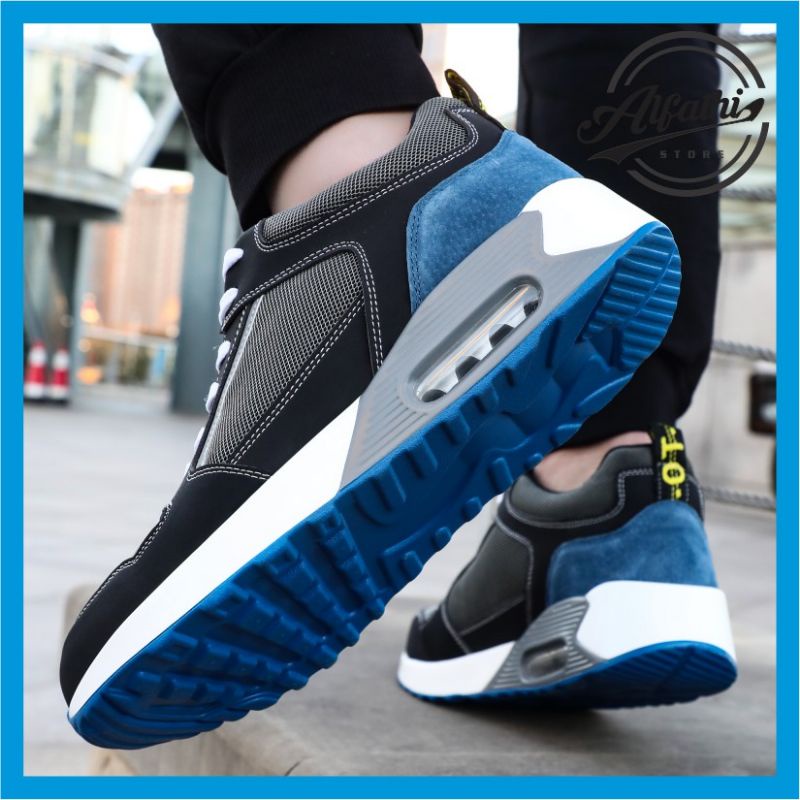 AlFathi Sepatu Safety Sneakers Ori By Guyisa New Arrival Blue