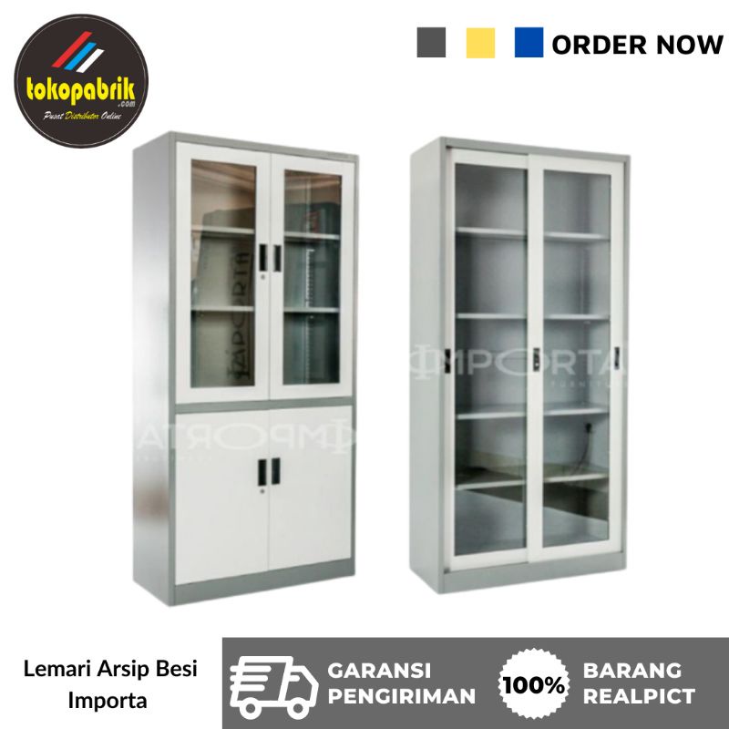 Lemari Arsip / Lemari Besi Importa/ Lemari Kabinet Murah Minimalis