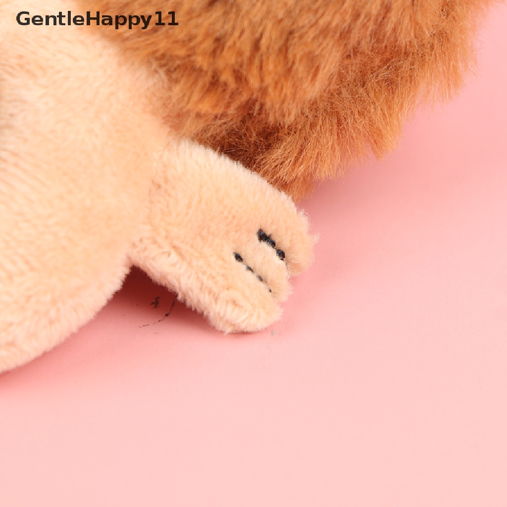 Gentlehappy 1pc Gantungan Kunci Boneka Singa Kecil