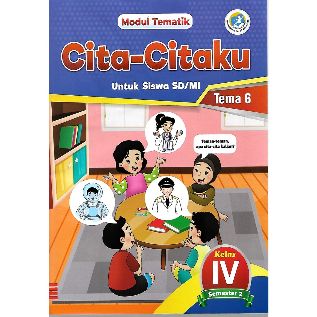 Buku LKS Tematik Tema 6 Kelas 4 SD/MI Semester 2 Kurikulum 2013