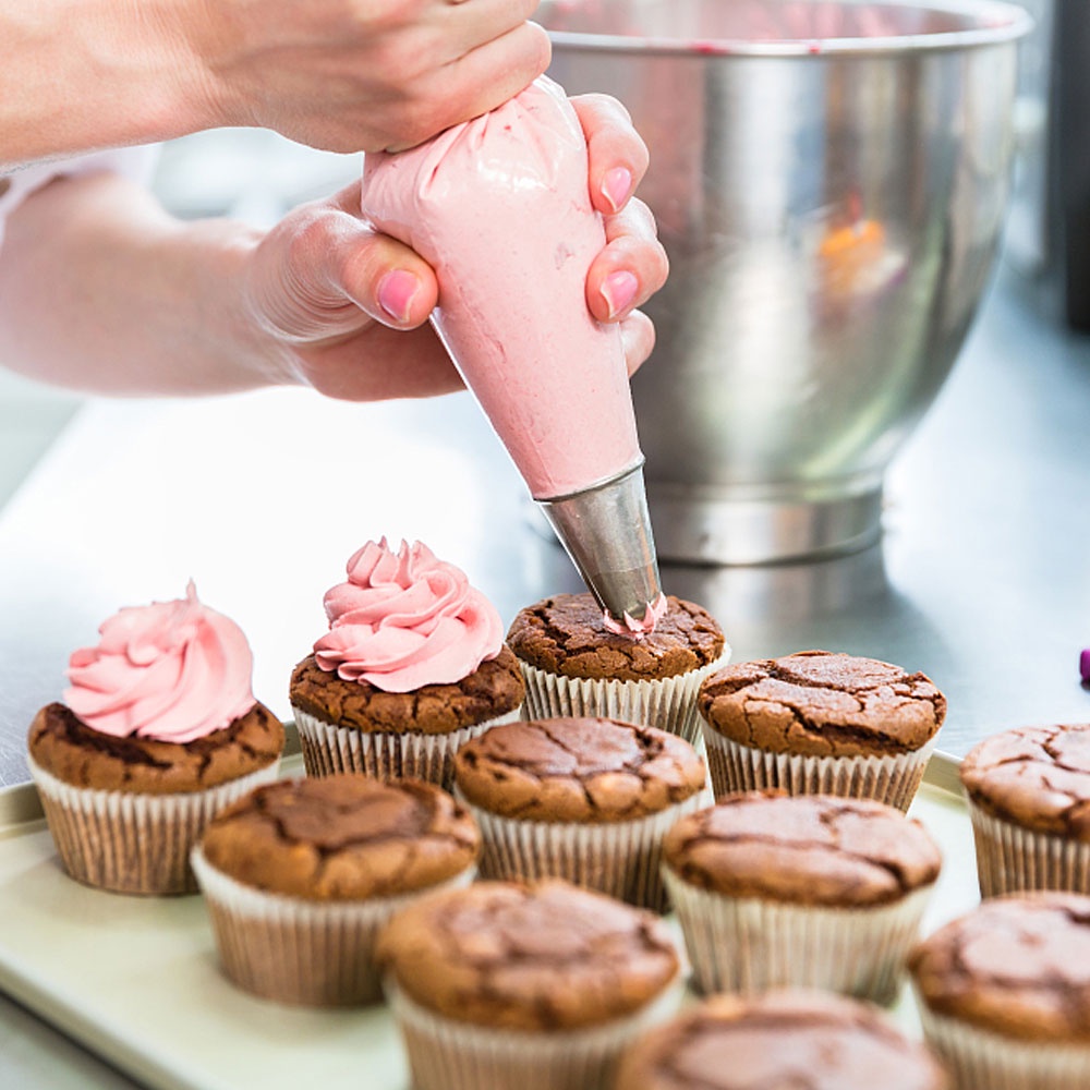 20pcs Kantong Piping Bag Krim Kue / Dessert Sekali Pakai