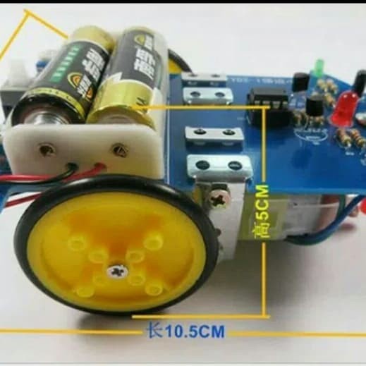 KIT ROBOT LINE FOLLOWER & TRACK LINE TRACER (BELUM DIRAKIT)
