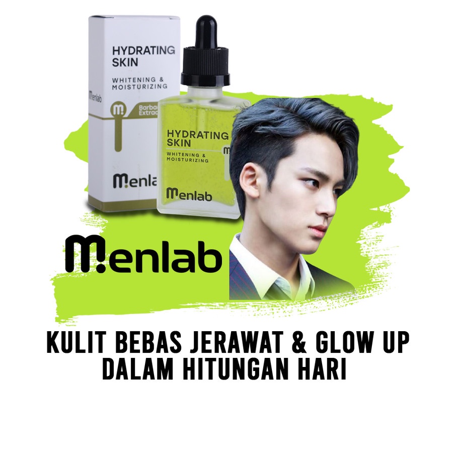 Menlab Hydrating Skin Serum Pria Mencerahkan Dan Bikin Glowing