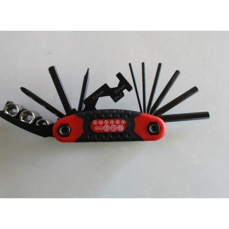 Toolkit / Toolset Sepeda 15 in 1 Merk United