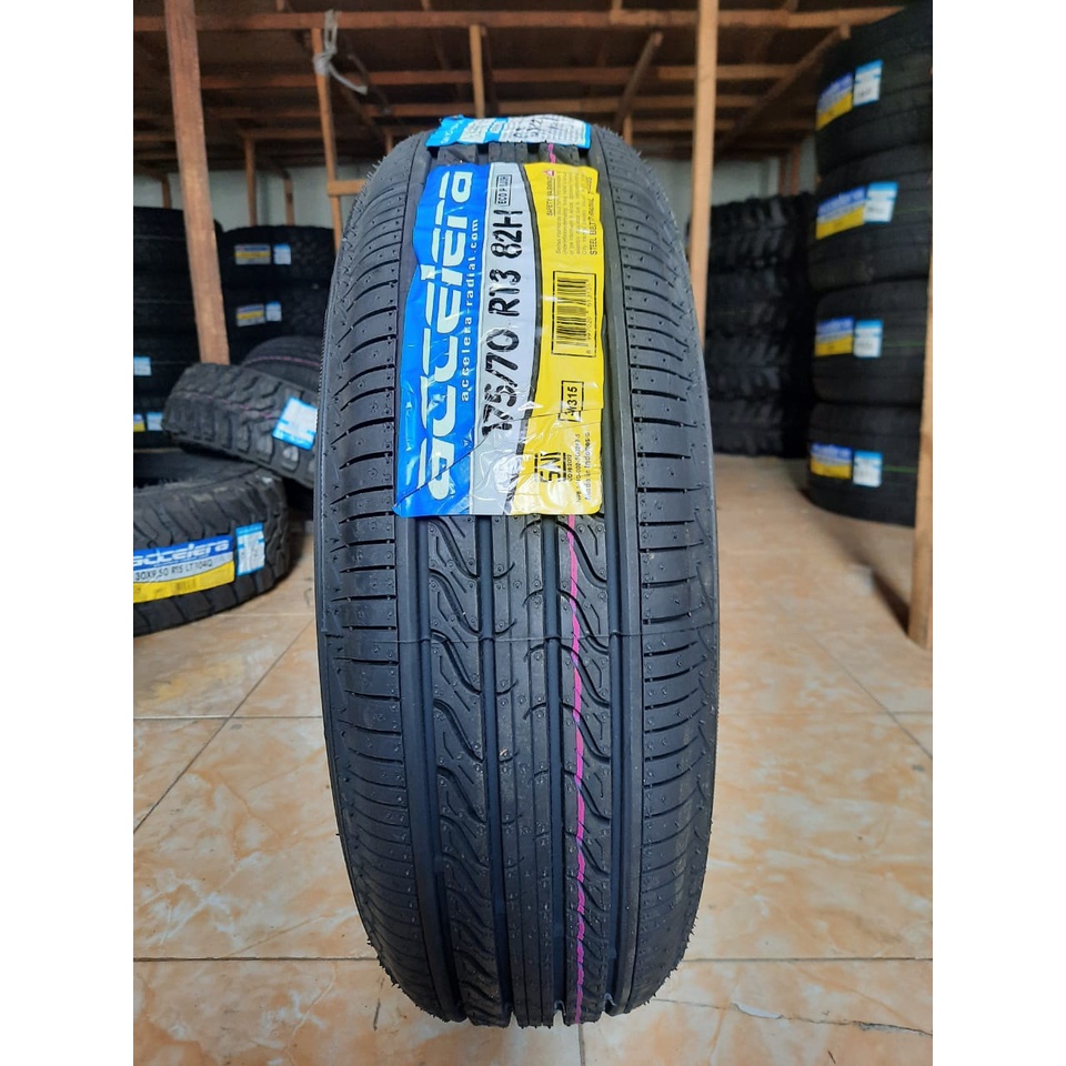 BAN LUAR MOBIL TUBELESS RING 13 ACCELERA ECO PLUSH 175 70 R13 TERMURAH HARGA DISTRIBUTOR BISA DIJUAL