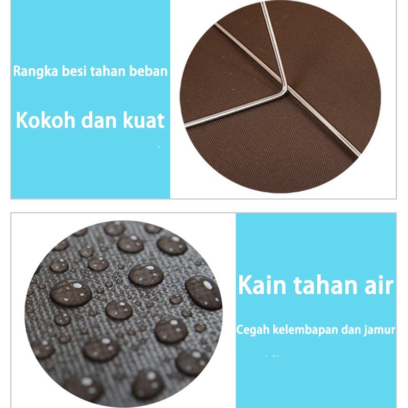 Storage Box 66L / Kotak Tempat Penyimpanan Baju Mainan Selimut Serbaguna / Box Lipat Portabel Jumbo