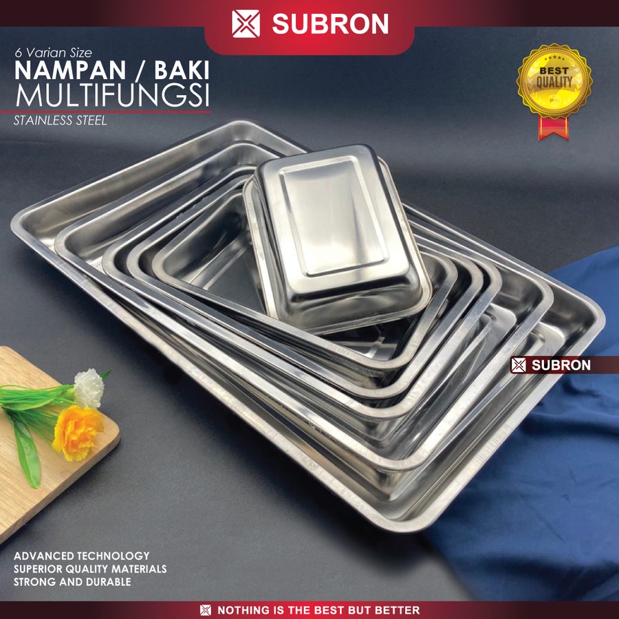 Nampan Stainless 27cm x 20cm - Subron