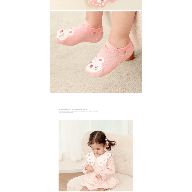 kaos kaki bayi usia 0-2 tahun lucu slip on premium / kaos kaki anak unisex import motif karakter HEWAN