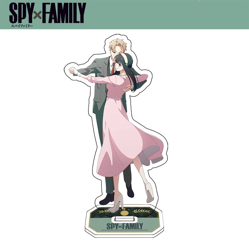 Mainan Action Figure Model Anime SPY X FAMILY Anya Yor Loid Bahan Akrilik Untuk Dekorasi Meja