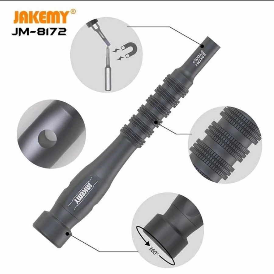 Jakemy JM-8172 Magnetic ScrewDriver Repair Tool Set