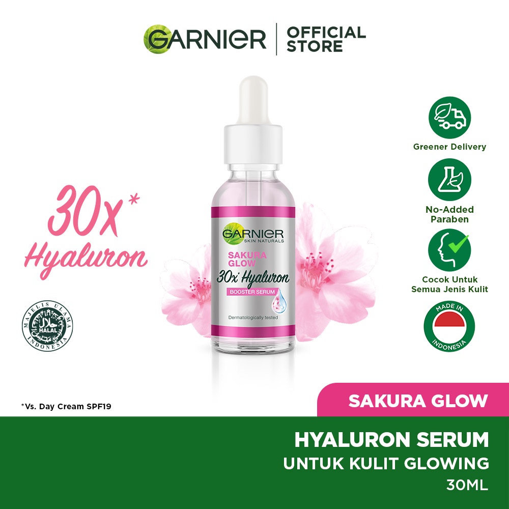 Garnier Sakura Glow Hyaluron 30x Booster Serum Skin Care - 30 ml