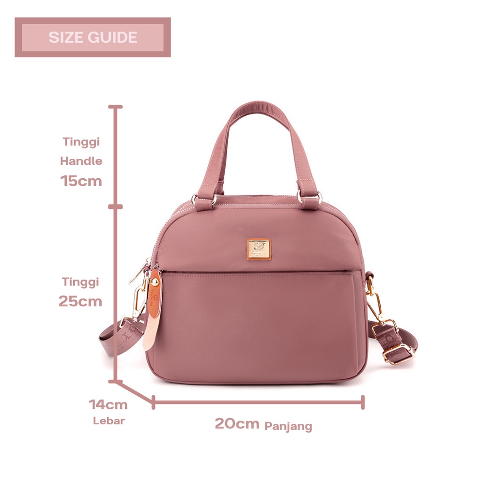 Tas Selempang Wanita COLORFUL FOX 2207 Sling Bag Wanita Anti Air WATCHKITE WKOS