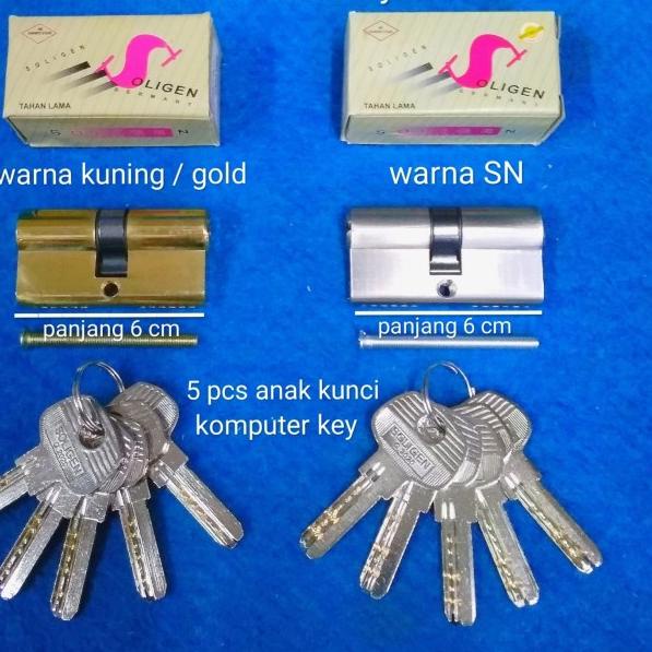 Silinder Kunci Computer Soligen 60mm