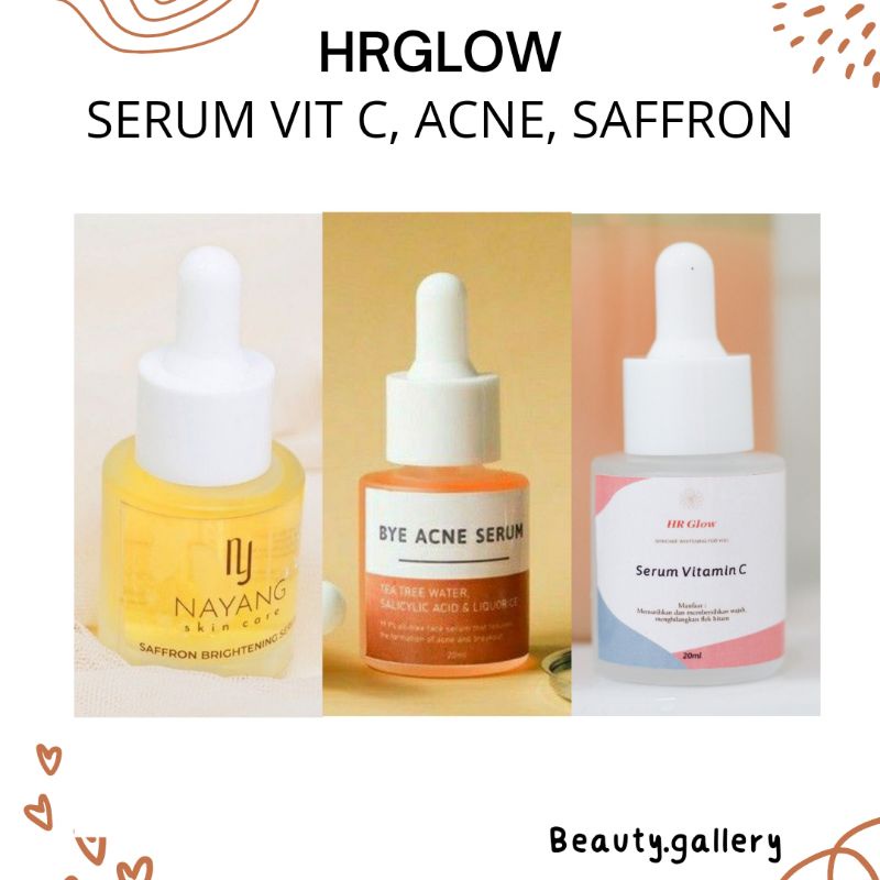 SERUM ACNE / SAFRON GALACTOMYCES / VITAMIN C HR GLOW