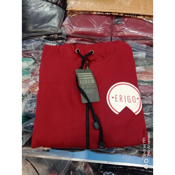 jaket erigo /jaket resleting erigo anak/jaket jemper anak tanggung erigo