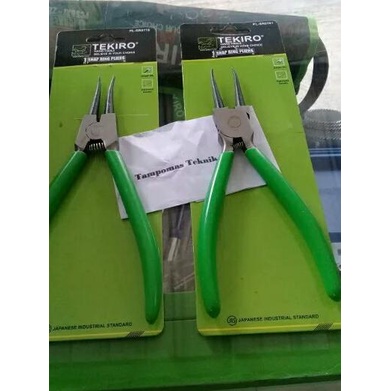 Tang Snap Ring Tekiro 2bh 7" Lurus Buka Tutup Tang Snapring