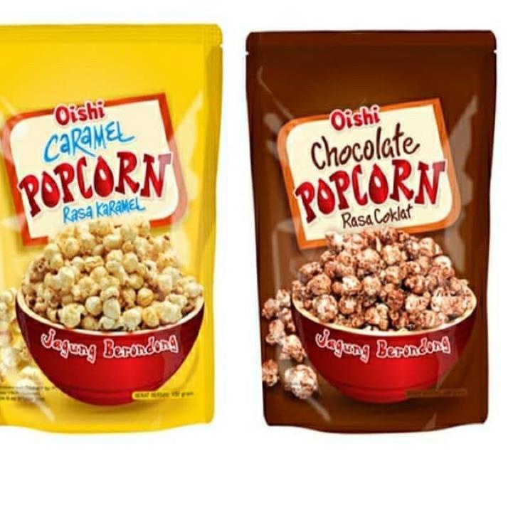 

↖ [PROMO] Oishi Popcorn Karamel / Coklat 100gr Termurah ㅏ