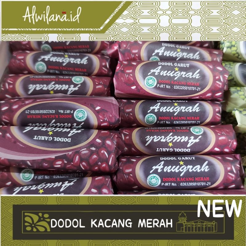 [1 KG] DODOL GARUT KACANG MERAH &amp; HTAM &amp; HIJAU