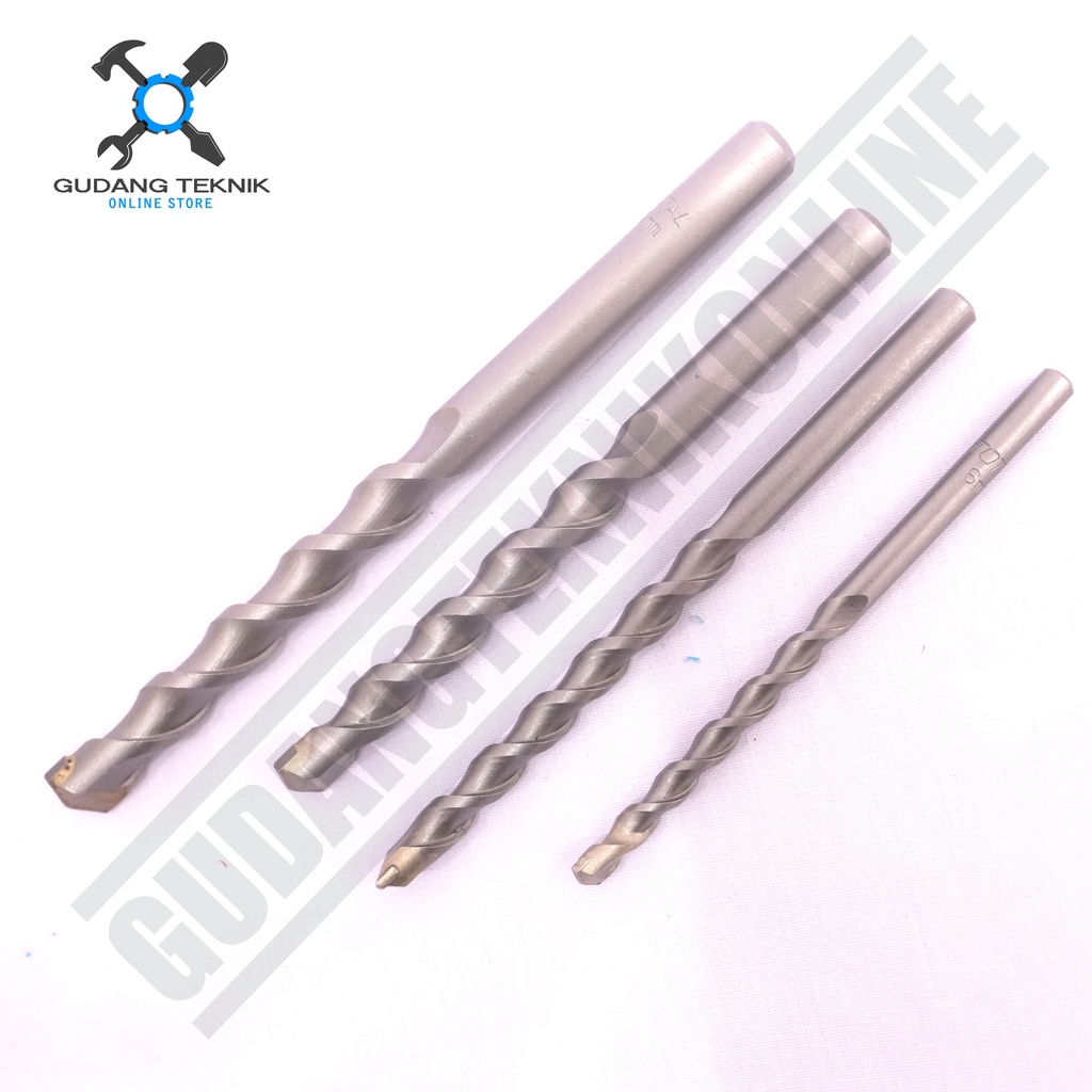 Mata Bor Beton SATUAN 6 8 10 12 mm TOTAL / Masonry Drill Bit 6mm 8mm 10mm 12mm TOTAL