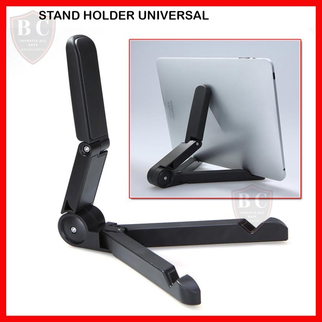 DUDUKAN TABLET HP LIPAT / STAND HOLDER TABLET / STAND HOLDER UNIVERSAL