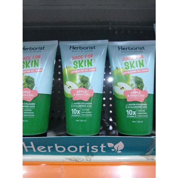 Jual Herborist body scrub apple n brocolli 150ml Shopee Indonesia