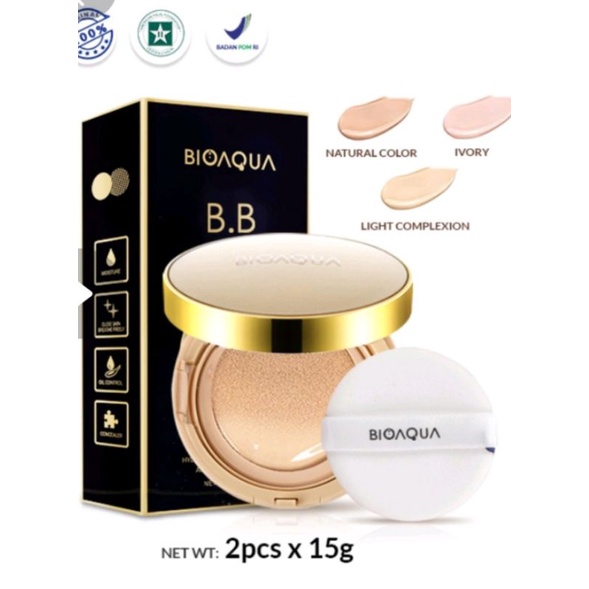 BIOAQUA BB GOLD BB CHUSION 1+1 REFILL BPOM