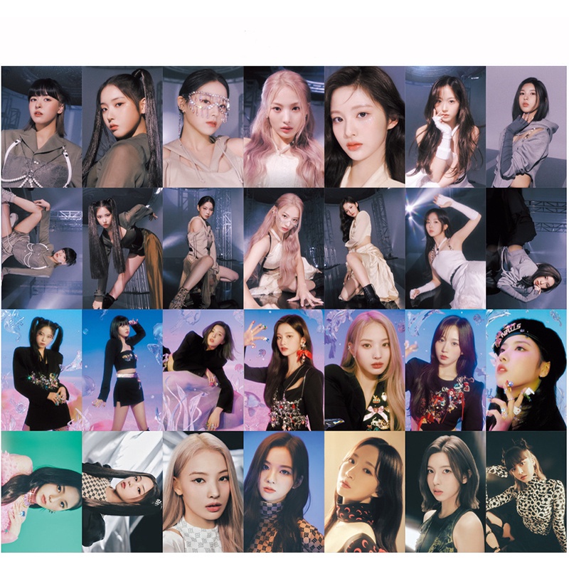 55pcs / box Kartu Foto Nmixxx ENTWURF MIXXPEDIA: PICK LA AD MARE Album