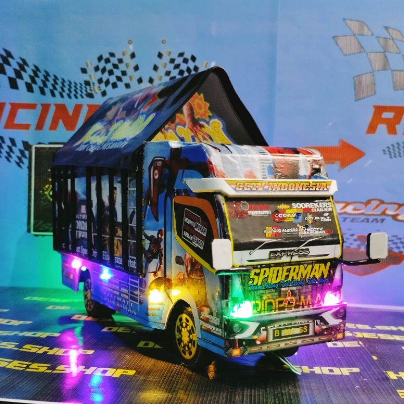 ( COD )truck oleng jumbo P42cm BISA CUSTOM FOTO DAN NAMA DI PINTU BELAKANG