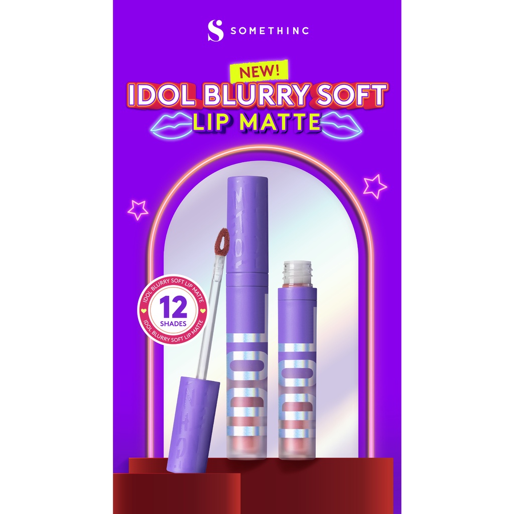 SOMETHINC Idol Blurry Soft Lip Matte Lip Cream Lipstik