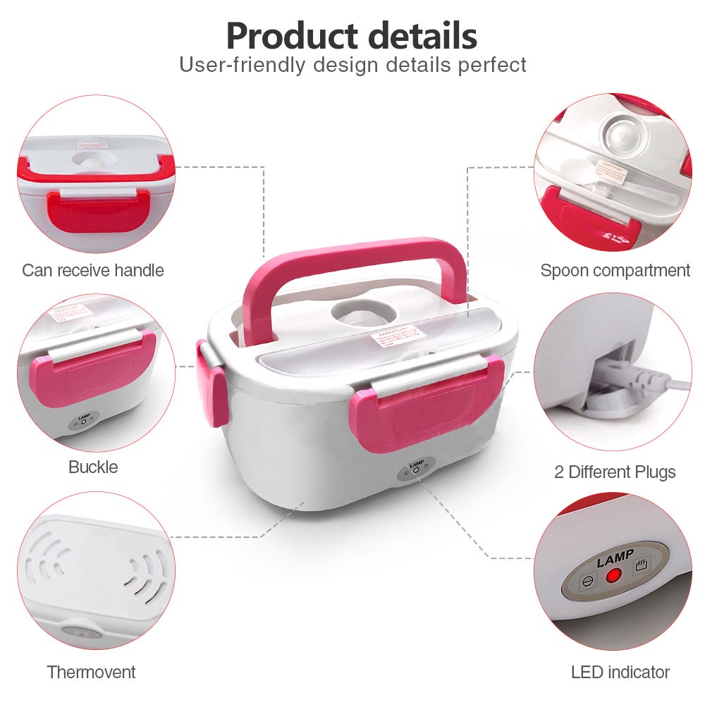 Kotak Makan Elektrik Pemanas / rantang  kotak bekal elektrik makanan serbaguna portable electric lunch box multingsi - 1 tingkat