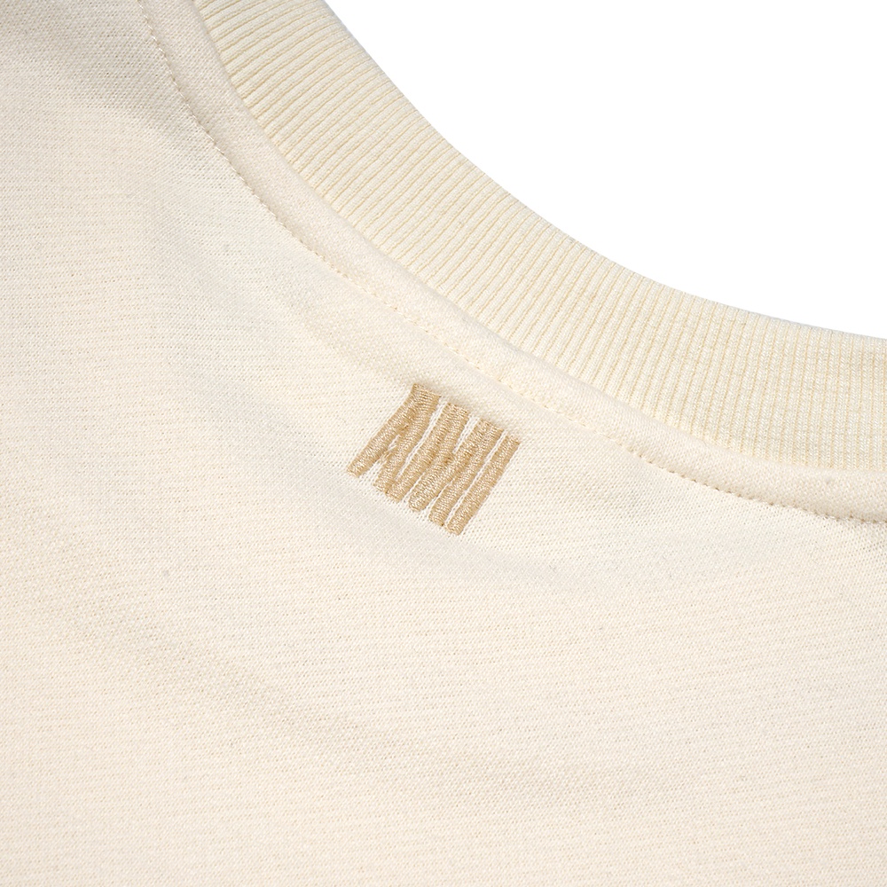 4M1 de Coeur Solid Logo Sweatshirt Beige