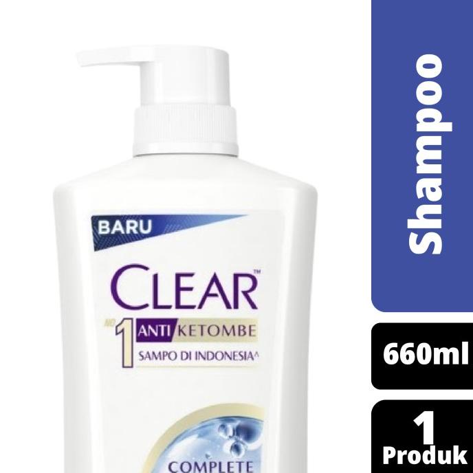 Clear Shampoo Complete Soft Care Anti Ketombe - 660ml