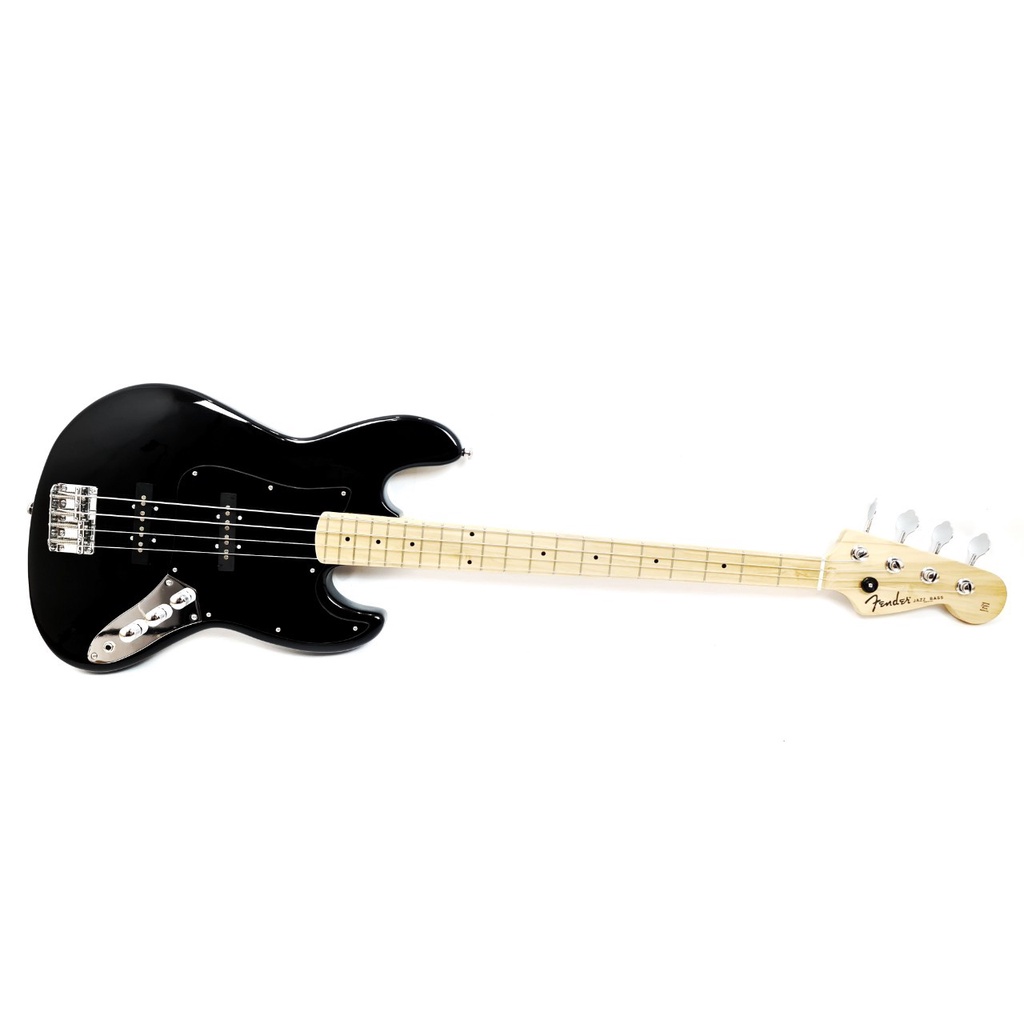 Bass Elekrik Merk Fender Model Jazz Bass Senar 4 Warna Hitam Bonus Kabel Jack Murah Listrik Jakarta