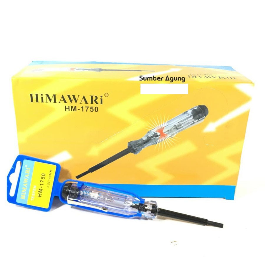 Tespen Himawari HM1750 Hitam Ujung Tespen Baja Asli Anti Karat