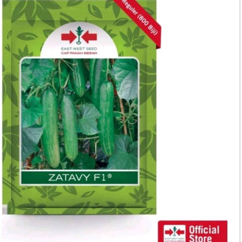 Benih Timun Hibrida ZATAVY F1 Cap Panah Merah 20Gr