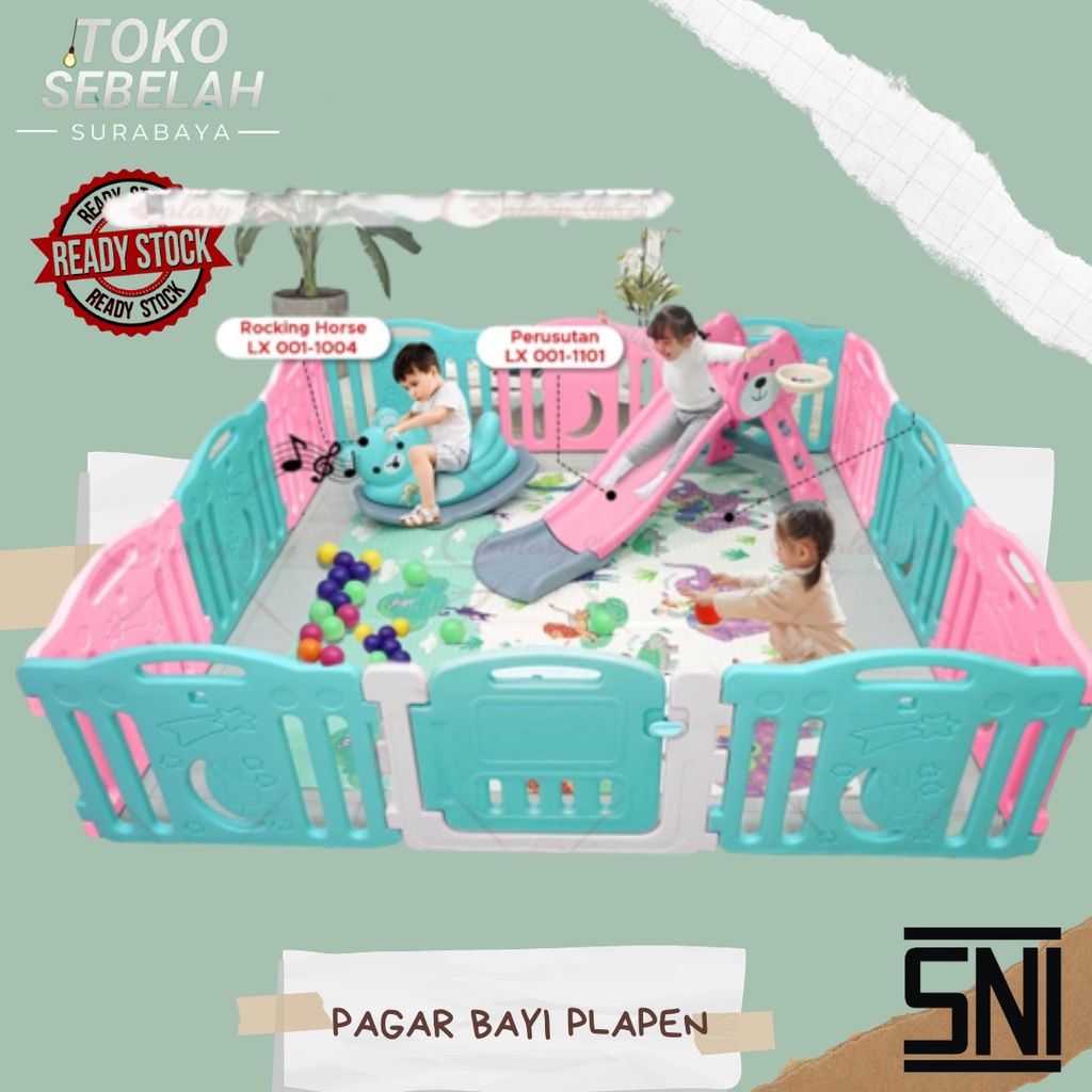 Pagar Bayi Playpen Bayi Baby Fence Anak Mainan Bayi 001-1201 - 1205P+P 8+2 (S)