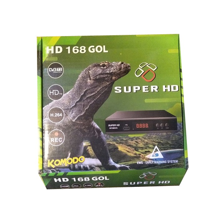 STB Set Top Box TV Digital Super HD 168 GOL Komodo Kijang receiver DIGITAL