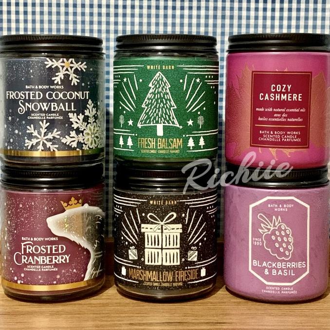 BATH BODY WORKS (BBW) 1-WICK CANDLE 7oz