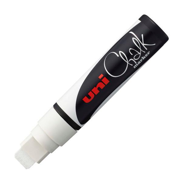 

UNI Chalk Marker PWE-17K Marker Pen (Extra Broad Chisel Tip) - White