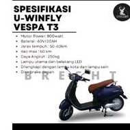 Motor listrik model Vespa tipe uwinfly T3... (Off the road)