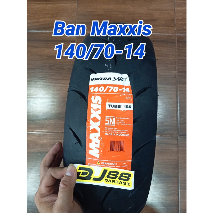 Ban maxxis Victra 140/70-14 ban belakang 140 / 70 - 14 tubless aerox