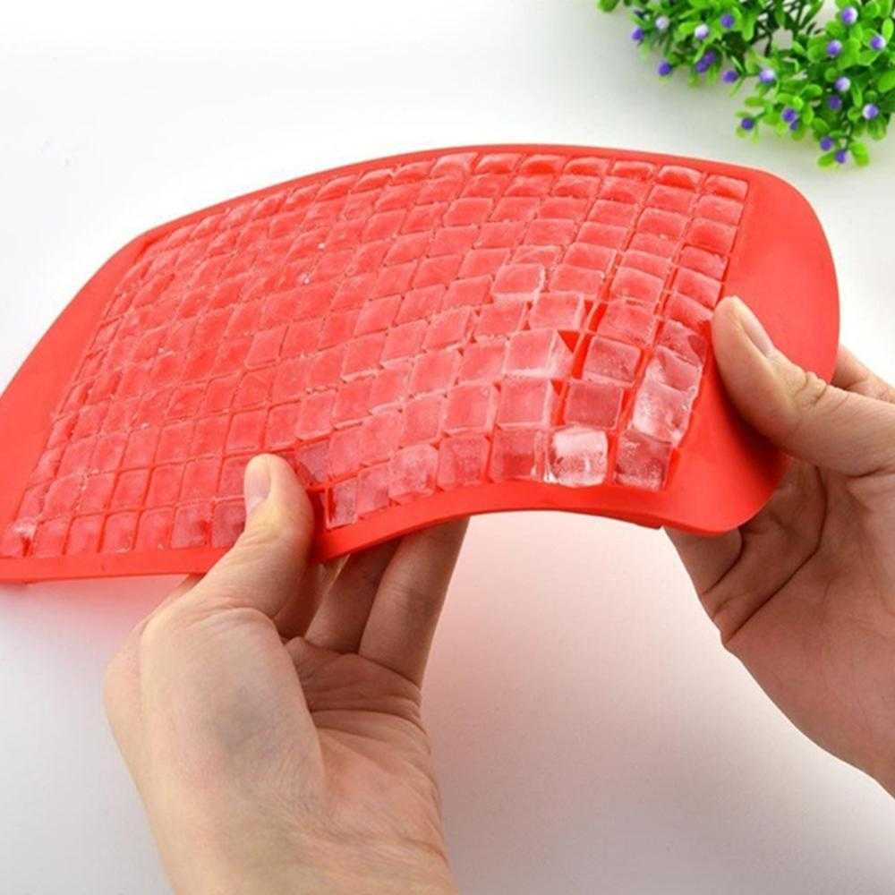 KR Cetakan Es Batu Silikon Genie Pencetak Ice Cube Maker Silicone 160 Hole